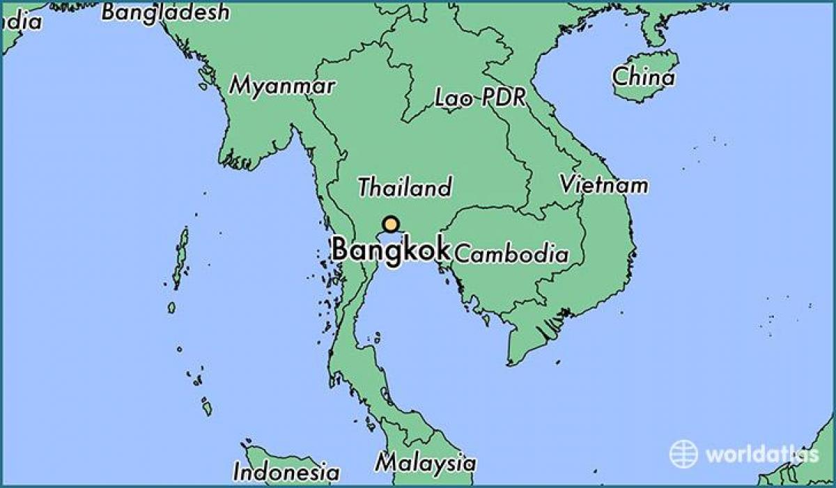 χάρτης της μπανγκόκ χώρα