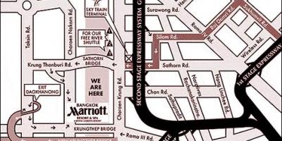 Χάρτης της marriott bangkok