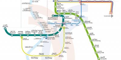 Χάρτης της mrt χάρτη της διαδρομής μπανγκόκ