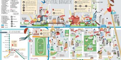 Μπανγκόκ shopping mall χάρτης