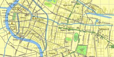 Χάρτης της μπανγκόκ δρόμο