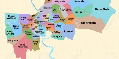 Χάρτης της μπανγκόκ περιοχή