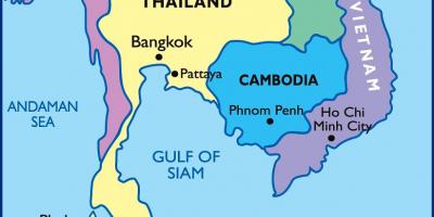 Μπανγκόκ της ταϊλάνδης χάρτης