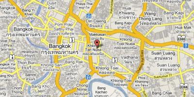 Χάρτης της περιοχής sukhumvit μπανγκόκ