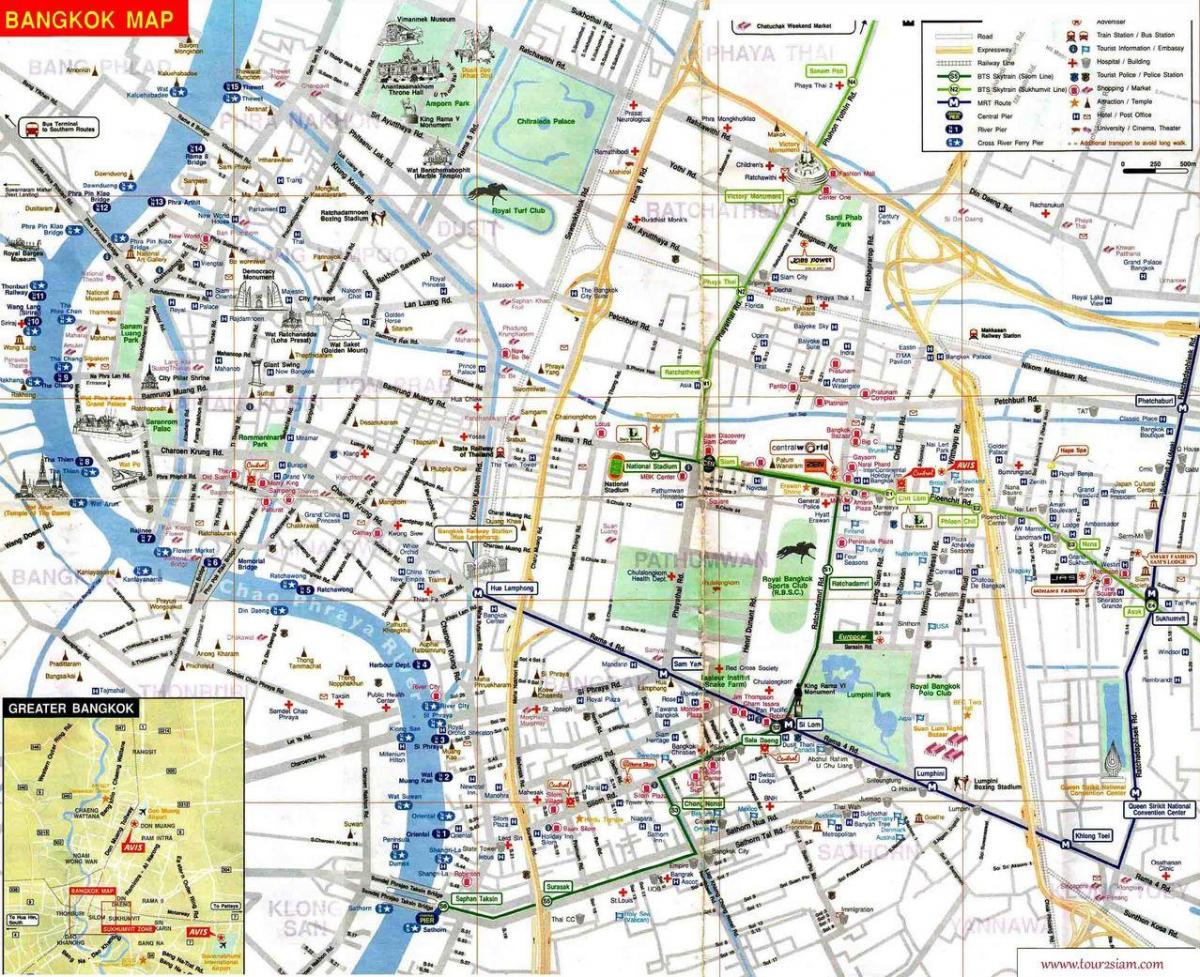 χάρτης της mbk μπανγκόκ