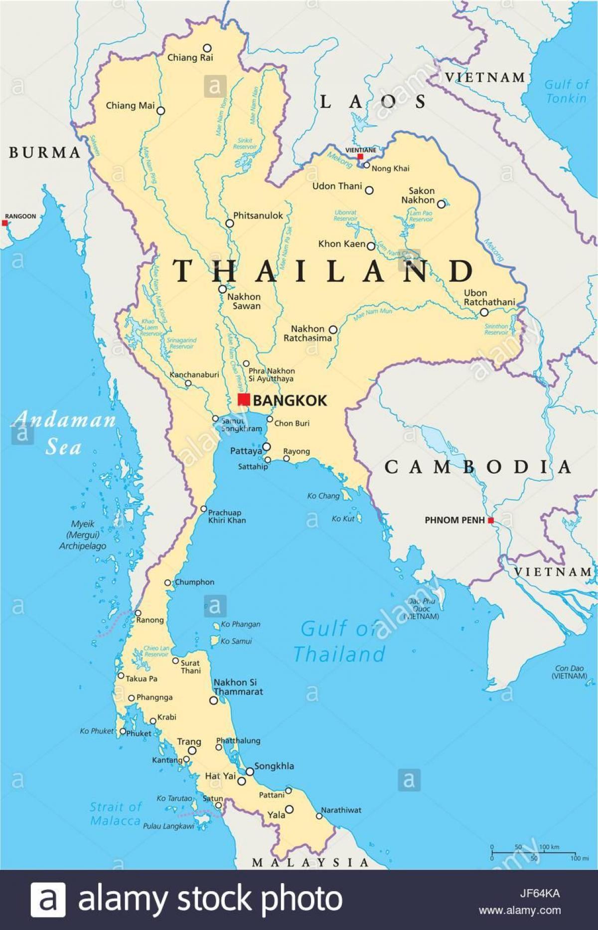 μπανγκόκ ταϊλάνδη παγκόσμιο χάρτη
