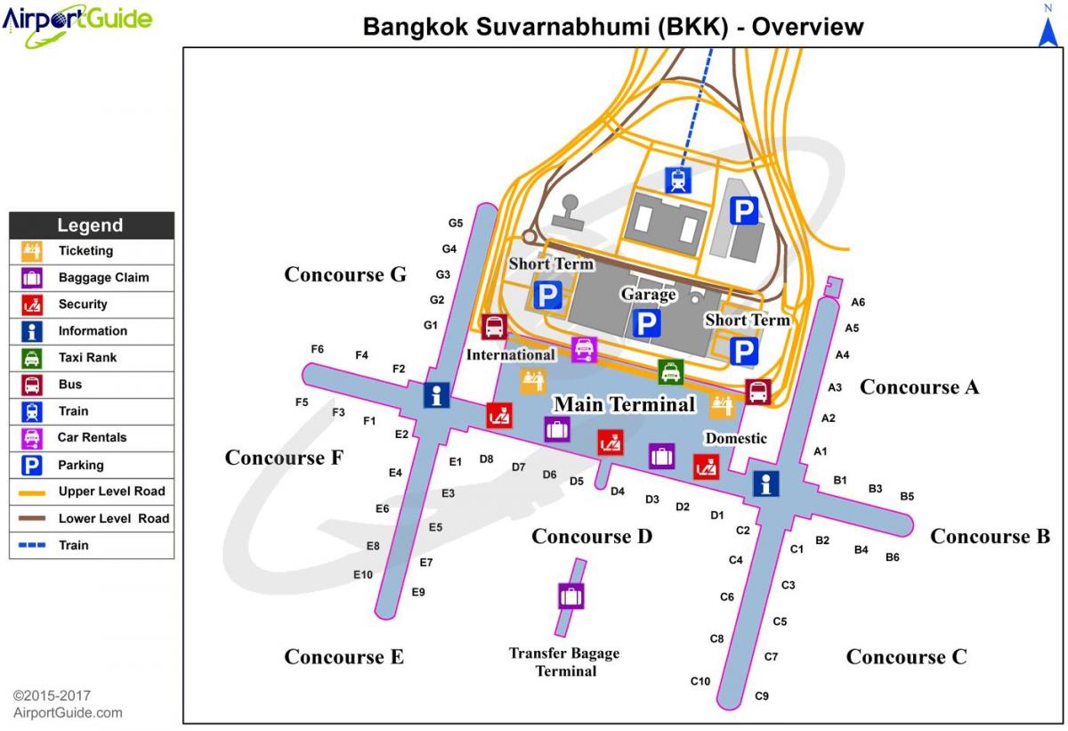 bkk αεροδρόμιο χάρτης