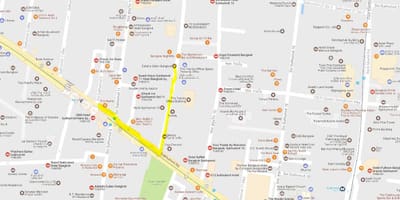 Χάρτης της μπανγκόκ, μπανγκόκ