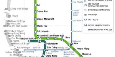 Bkk skytrain χάρτης